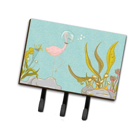 Carolines Treasures Flamingo Underwater No. 2 Leash or Key Holder BB8557TH68